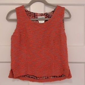 Classic Chanel boucle top
